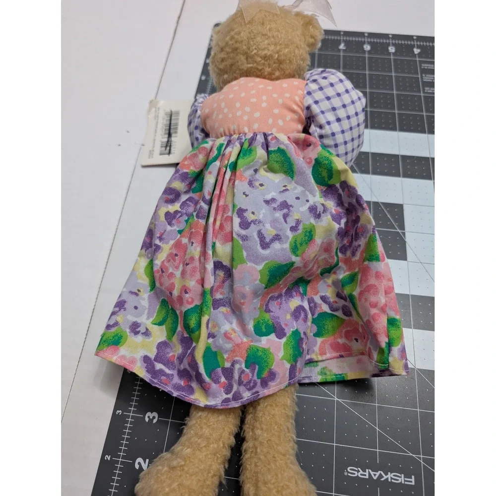 Hallmark Hyacinth & Cuddlesworth Mother Baby Teddy Bear Plush Floral Dress‎ tags